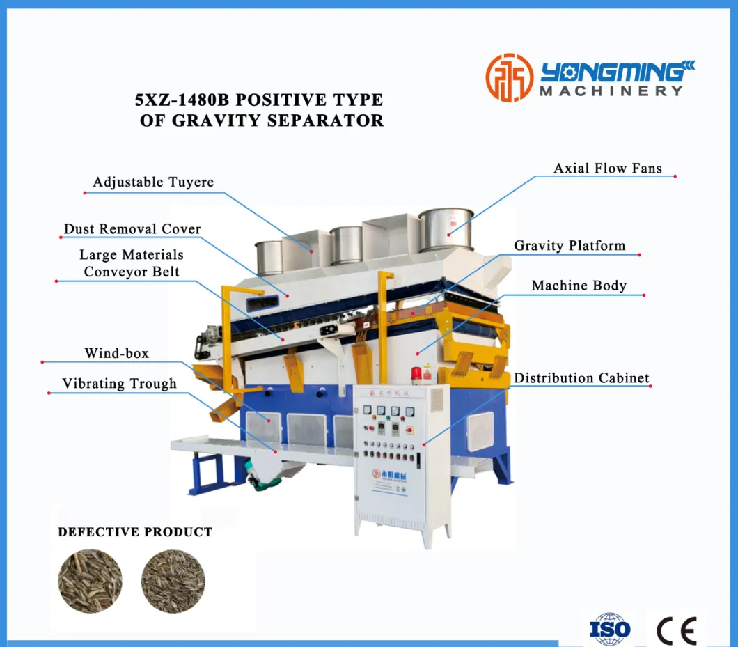 High Selecting Rate Nuts Gravity Separator