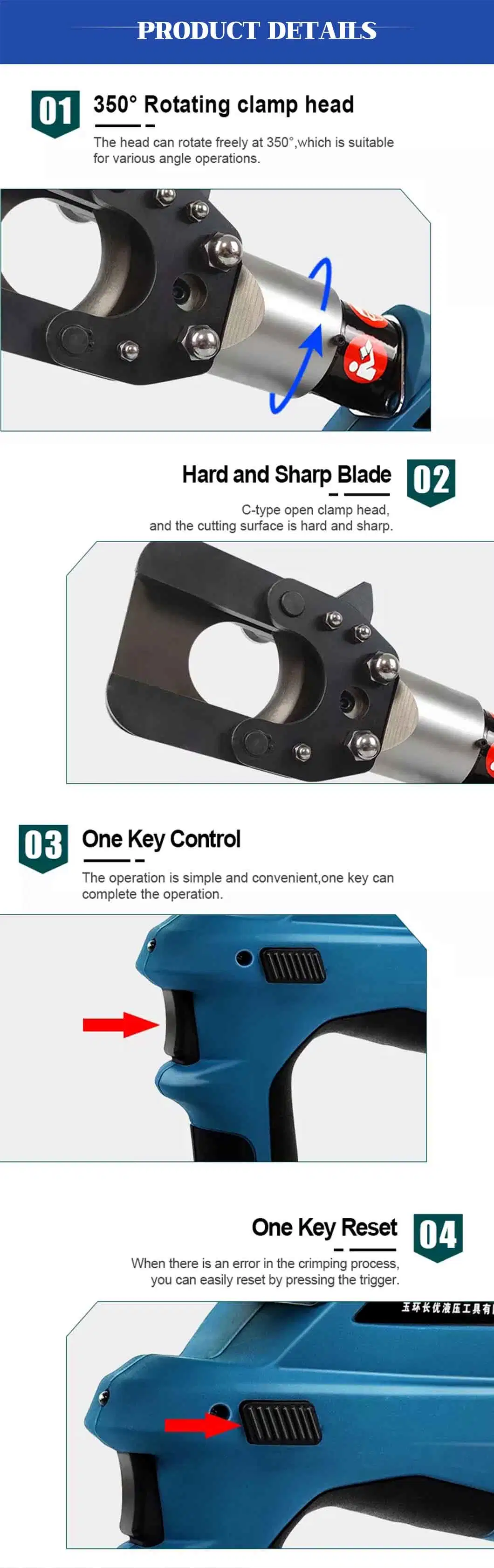 Bode Ez-55A Electric Powered Battery Operated Cable Cutter