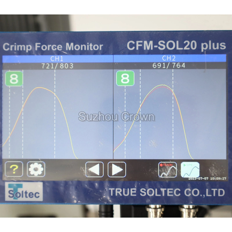 Wire Cut Strip Crimp Machine Wire Two Ends Crimping Machine Fully Automatic Wire Cut Insulation Strip 2 Different Special Terminals Crimping Machine