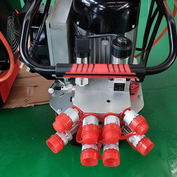 Electric Three Stage Flow 70-700 Bar Pressure Control with 100 Gauge Hydraulic Pump