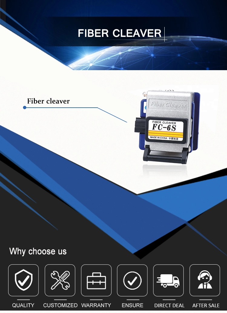 High Precision FC-6s Fiber Optic Cable Cleaver FTTH Optical Fiber Cutter