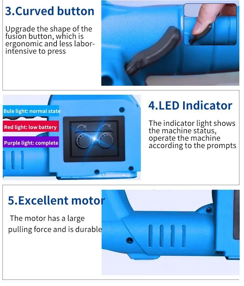 Handheld Electric Strapping Machine Automatic Strapping Tool Battery Powered