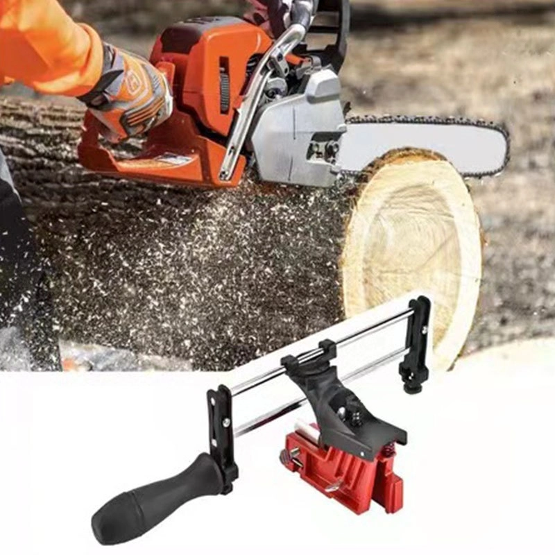 Bar Mounted Manual Chain Sharpener Chainsaw Saw Chain Filing Guide Tool Bar-Mount Fast Grinding Chainsaw Chain Sharpener Tool