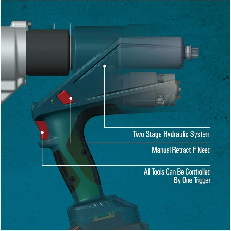 Battery Electric Terminal Clamp Cable Hydraulic Power Crimping Tools ED-300