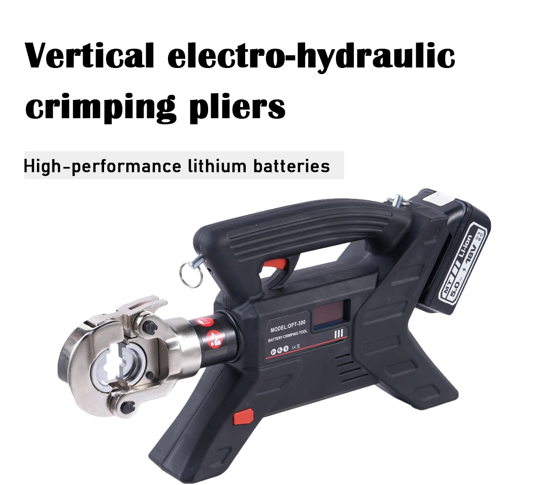 Dlq-300c Power Tools Crimping Pliers Lithium Battery Hydraulic Tools 4.0ah18V