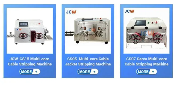 Jcw-CS15n Automatic Customize Multicore Inner Outer Layer Conductor 14mmo. D Wire Harness Process Cable Cut/Cutting Strip/Stripping/Stripper Equipment/Machine