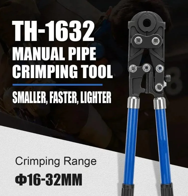 Manual Hand Copper Tube Fittings Crimping Tool Pipe Crimper with Jaw 1/2&quot; 3/4&quot; 1&quot;for PRO Press HVAC Systems Plumber Tools
