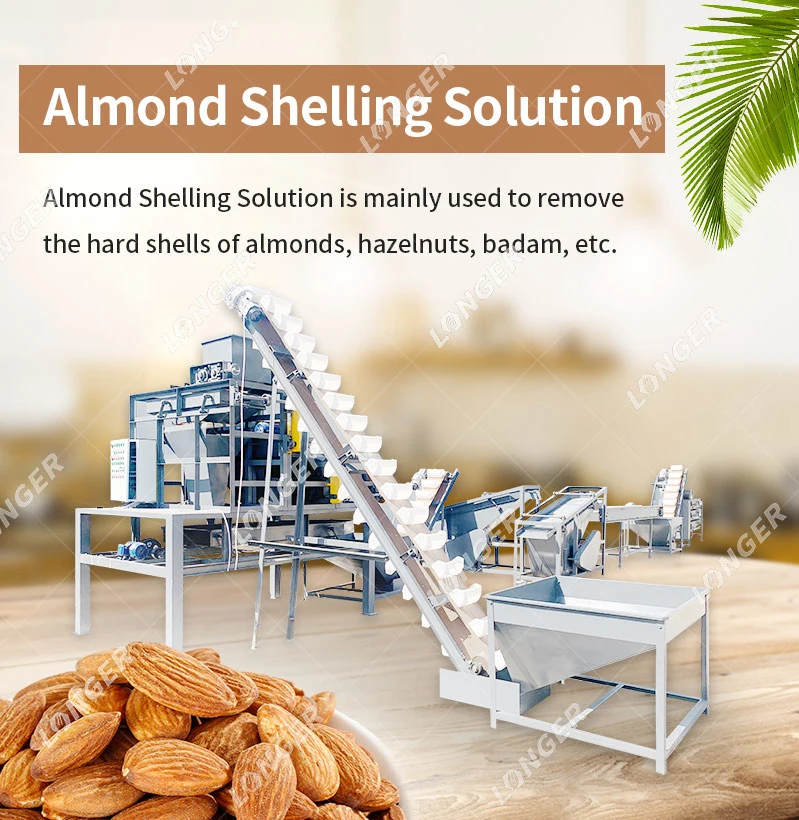 Almond Nuts Shelling and Cracking Small Machine Palm Kernel Nuts Separator Almond Shell Cracker