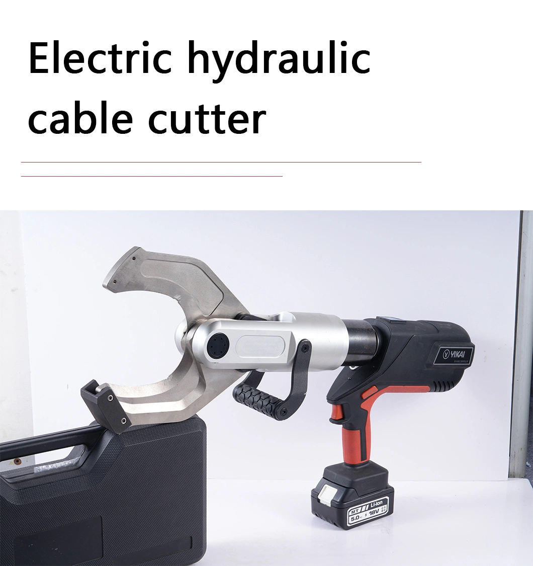 2024electric Dlj-105c Cable Cutter High Performance Lithium Battery Power Tools Ratchet Aluminum Battery Multi Hand Electric