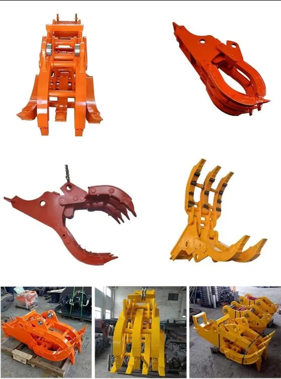 Hydraulic Stone/Log Clamp for Excavator
