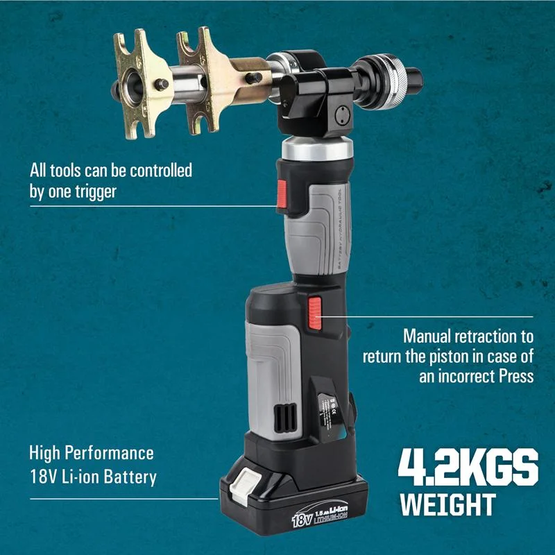 Pz-1240 Multi-Functional Battery Hydraulic Crimping Mini Axial Pressing and Expanding Tool