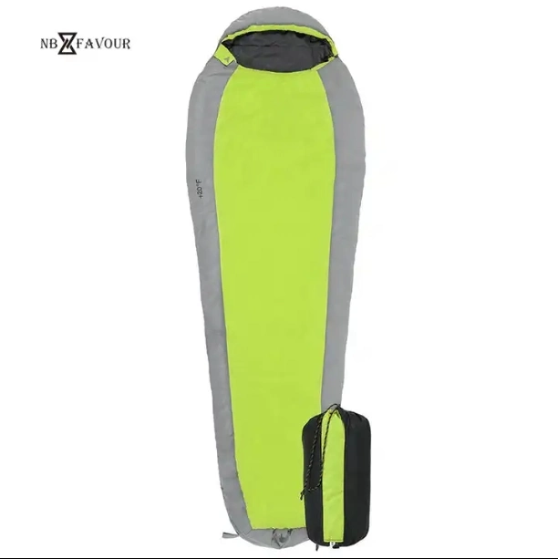 Nb-Favour Travel Spill Resistant Hollow Cotton Thick Mummy Sleeping Bag