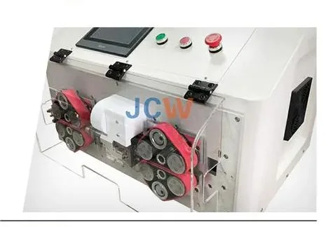 Jcw-CS07c Automatic Electric Wire Harness Process Equipment 16mm O. D. Battery Heavy-Duty Cable Cutting/Cut Stripping/Strip/Peeling/Stripper Computer Machine