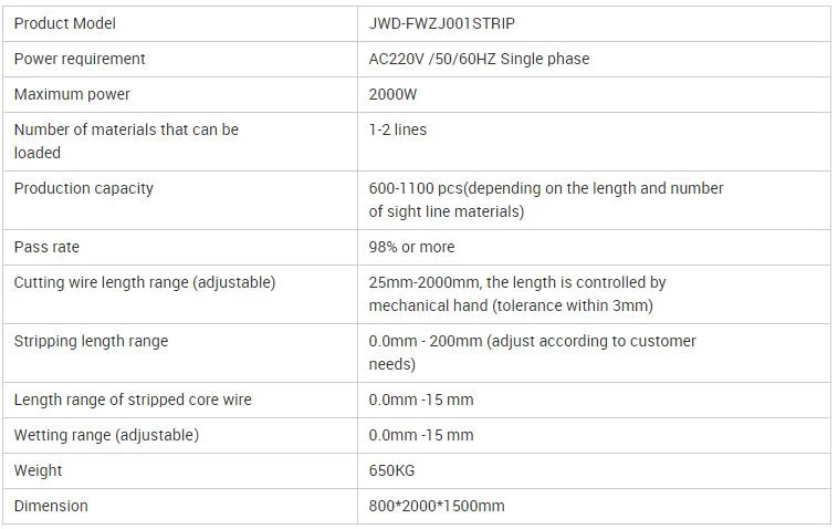 Electric Wire Cutting and Stripping Machine/Electrical Cable Wire Stripper