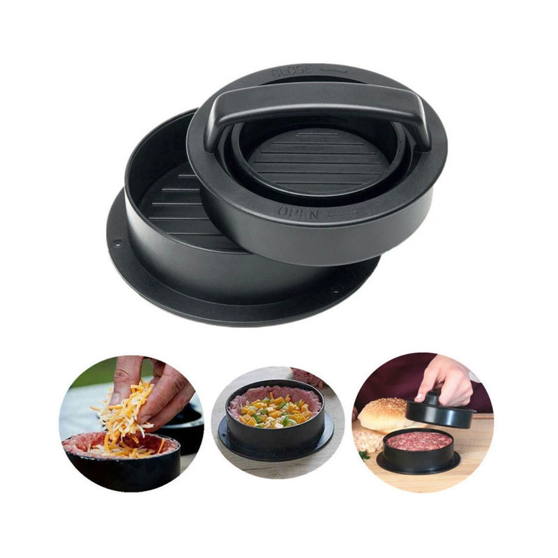 3-in-1 Stuffed Burger Press Stuffed Burgers, Sliders, Regular Beef Burger, BBQ Grilling &amp; Gourmet Kitchen Tool Wyz11916