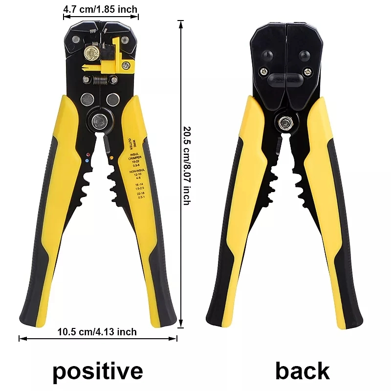 Crimping Pliers for Terminals Crimp Hand Tools Suitable for All Kinds of Terminal Pliers Combination High Precision