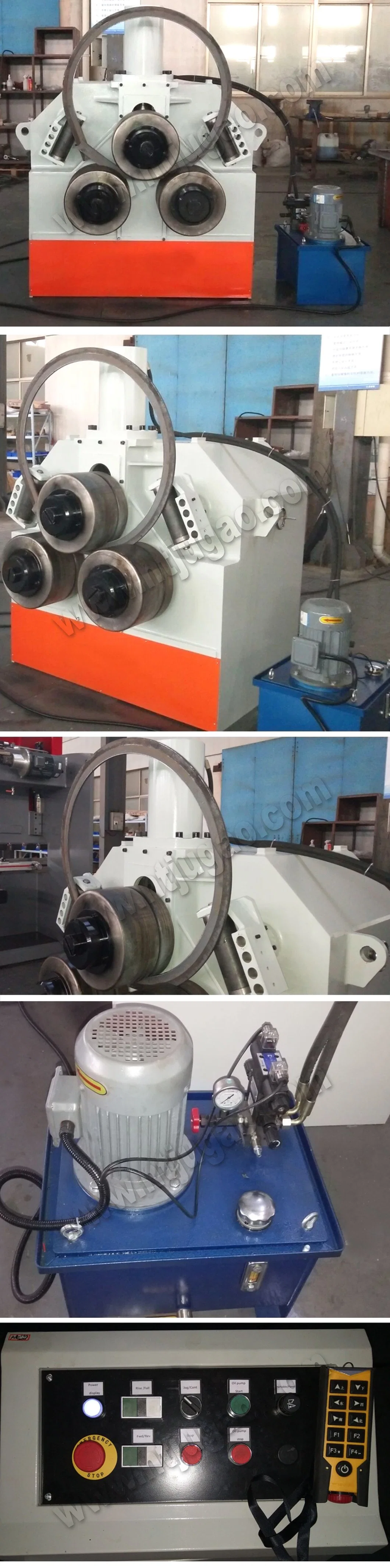 Hydraulic Metal Tube Pipe Profile Bending Machine Rolling Bender