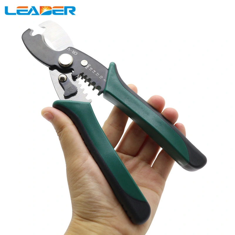 Wire Cable Stripper Steel Wire Stripping Pliers Cutting Stripping Hand Tool for 16AWG to 8 AWG