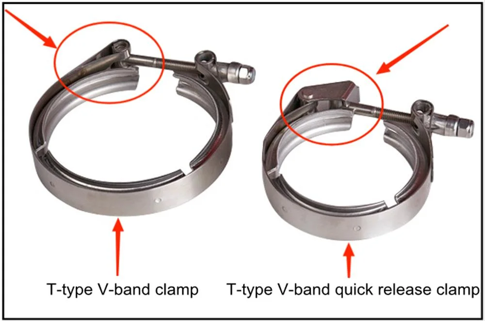 2inch/2.5inch/3inch/3.5inch/4inch SS304/316 V Band Hydraulic Heavy Duty Pipe Clamp