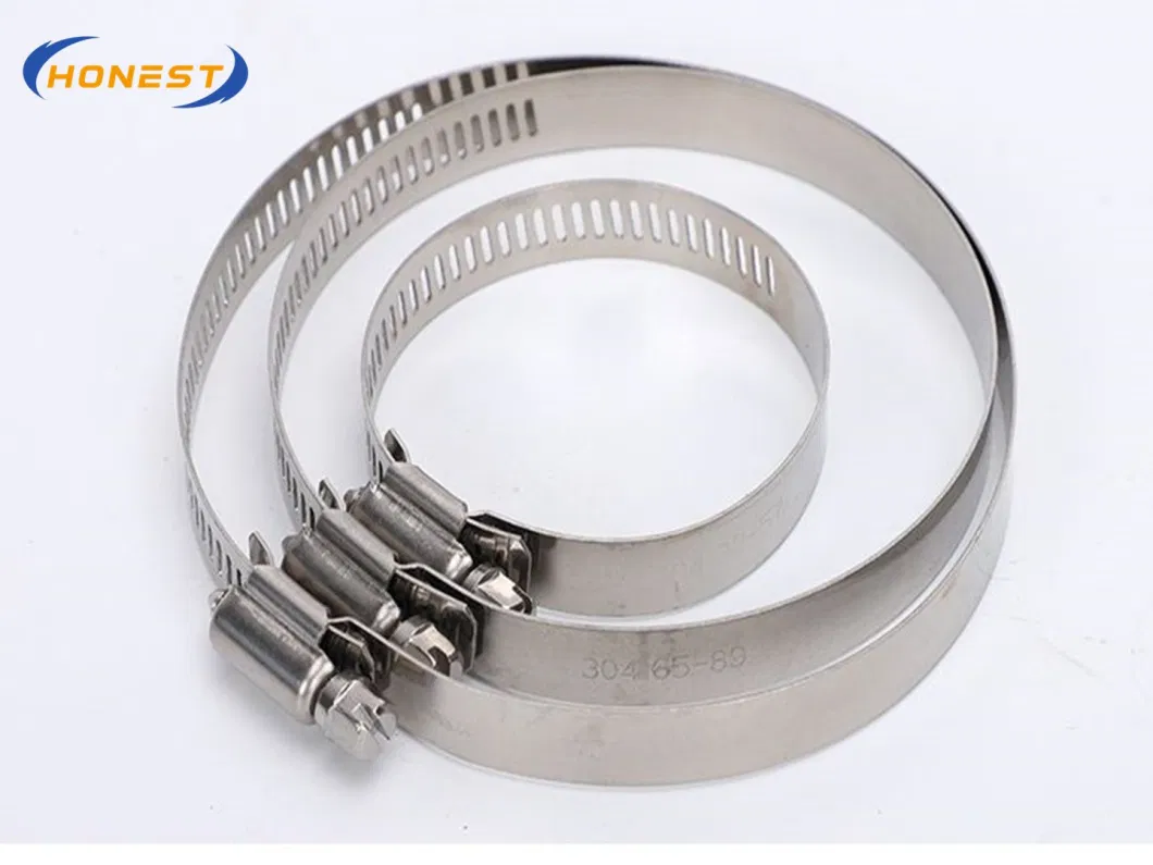 China Factory Stainless Steel Hydraulic Heavy Duty Pipe Clamp Hose Clamp