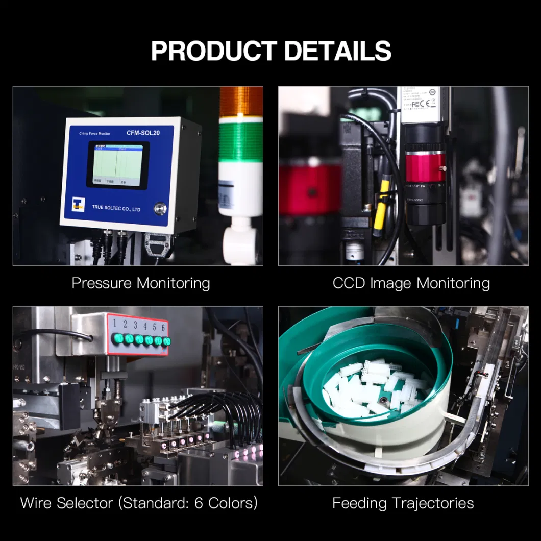 Automotive Wire Harness Double Terminal Crimping and Connector Insertion Machine