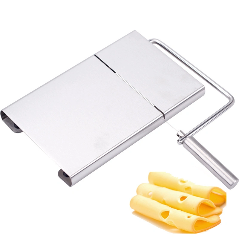 Stainless Steel Cheese Cutter with Durable Wire Board Slicer Replaceable Ai15852