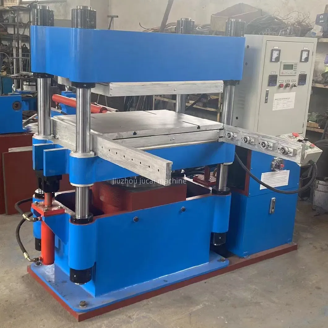 Automatic Push-Pull Mold in-out Rubber Vulcanizer Machine, Rubber Hot Plate Vulcanizing Press, Hydraulic Curing Press, Molding Press