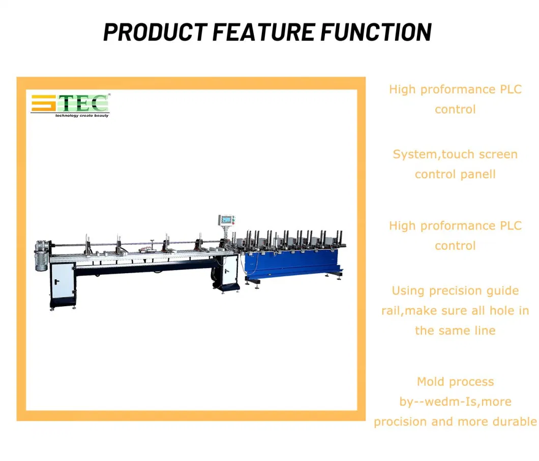 Factroy Price Automatic Punching Threading Machine for Wooden Venetian Blinds Slats