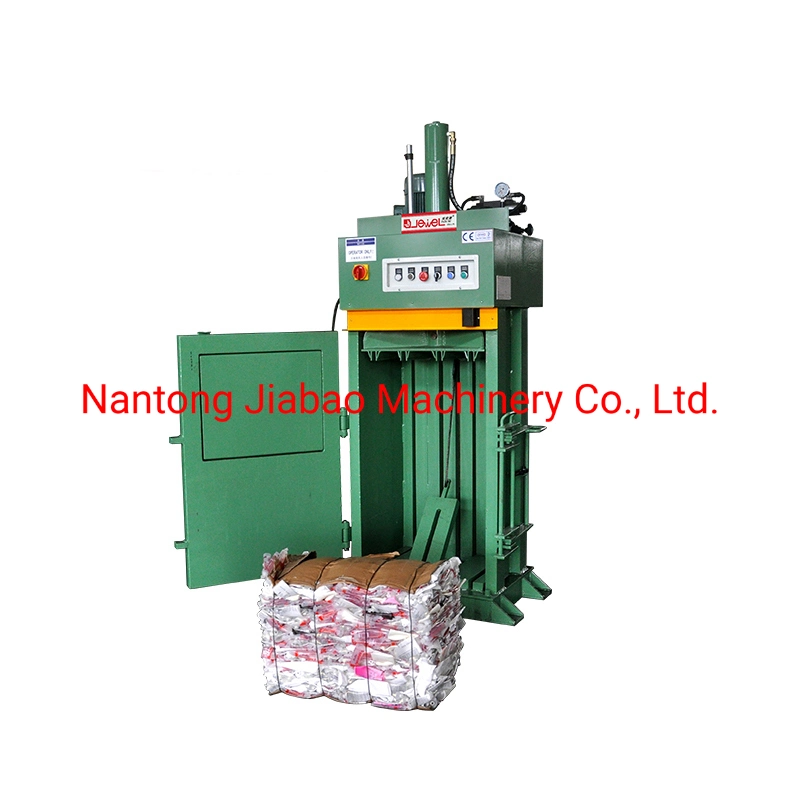 Small Portable Vertical Baler Waste Paper Hydraulic Press Factory Price Cardboard/Carton Compress for Packing Corrugated Box/Occ Paper/Plastic Film/Paperboard