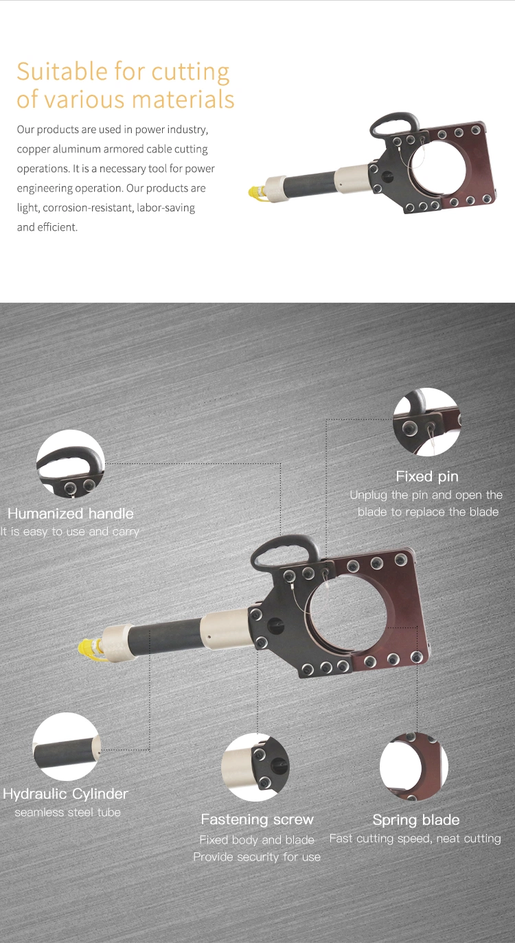 Separate Unit Hydraulic Copper and Amored Cable Cutter (RF-100)