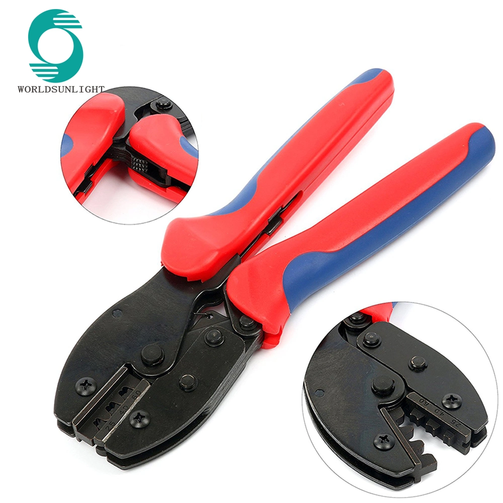 Mc4 Solar Panel PV Terminal Cable Connector Crimping Plier Ratchet Crimper Tool for Typo Terminal Ly-2546b