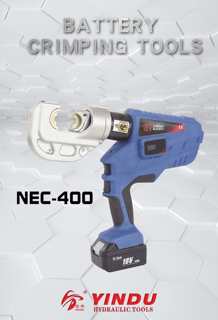 Nec-400 Battery Powered Hydraulic Crimping Tool