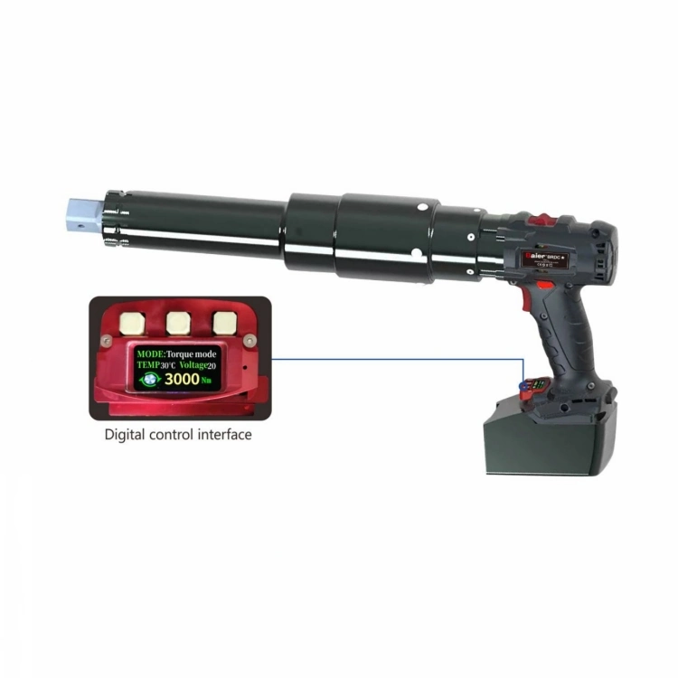 Smart Compact Rechargeable 3000nm Cordless Brdc-Ll Series Digital Display Torque Wrench