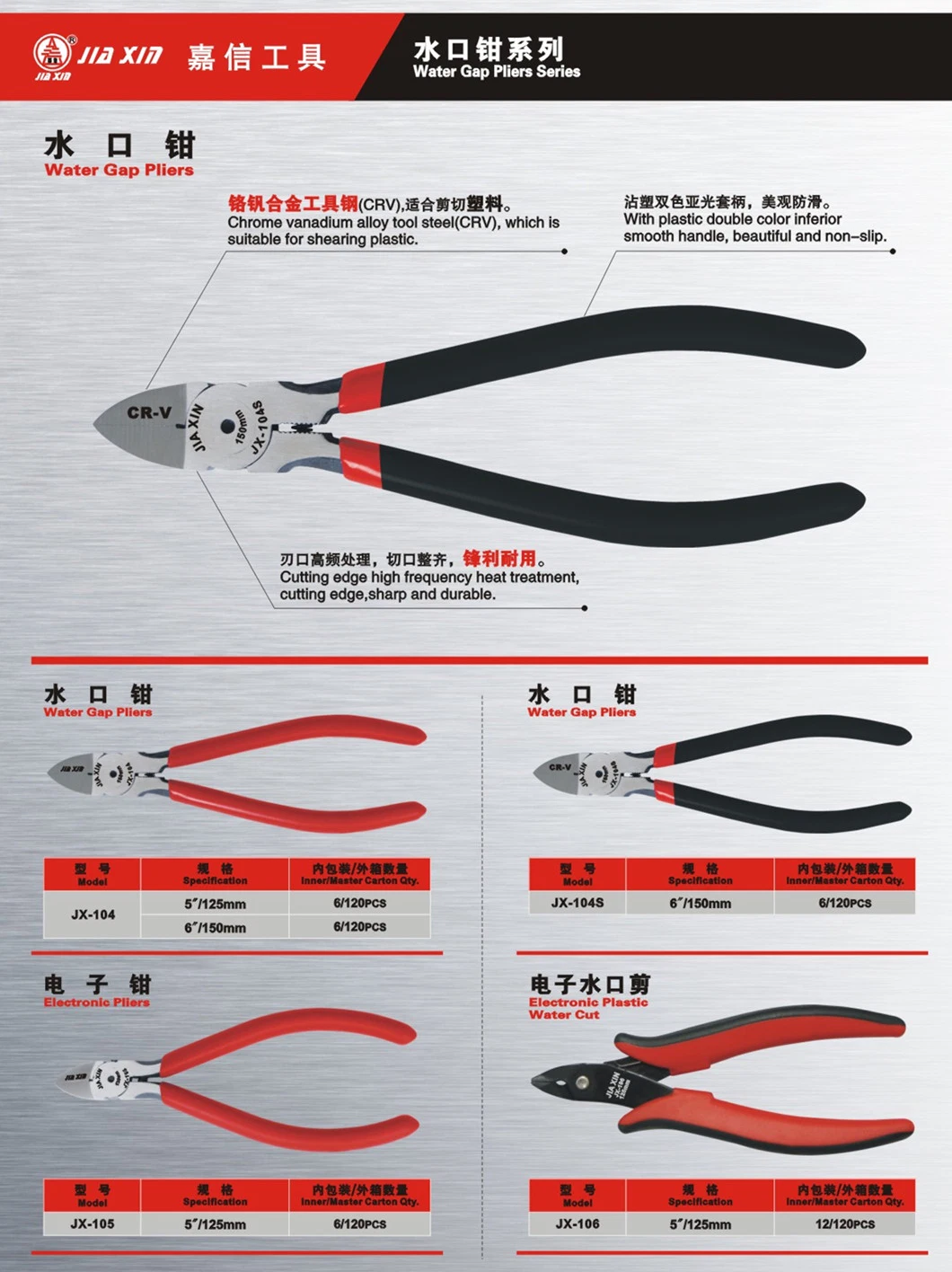 Diagonal Pliers Electrical Wire Cable Cutter Hand Tools Cutting Pliers