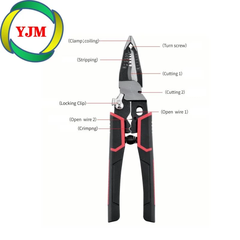 8.5&quot; CRV Wire Stripper with Multi-Tool Pliers