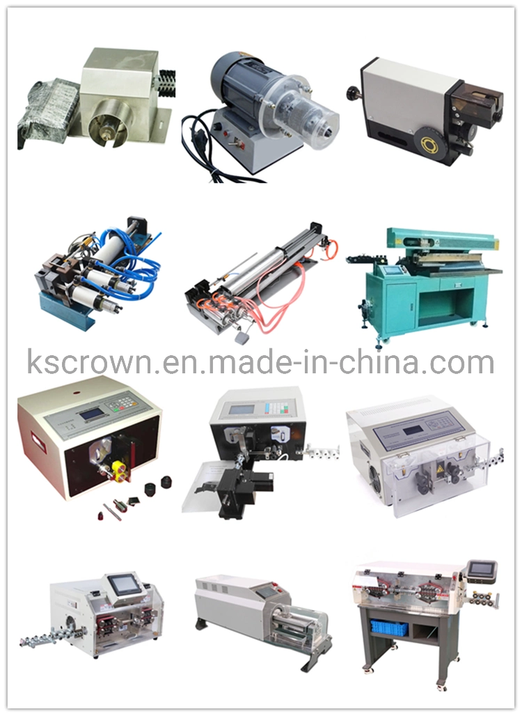 Fully Automatic Cable One End Housing Inserting and Tinning Machine Wire Cutting Stripping Crimping Tinning House Connector Inserting Machine