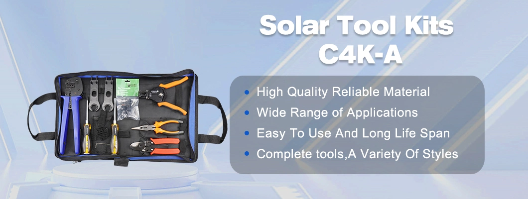 ISO Certification C4K-a Assembly Tools for Solar Cable with Wire Pressing and Stripping Tool for Sale