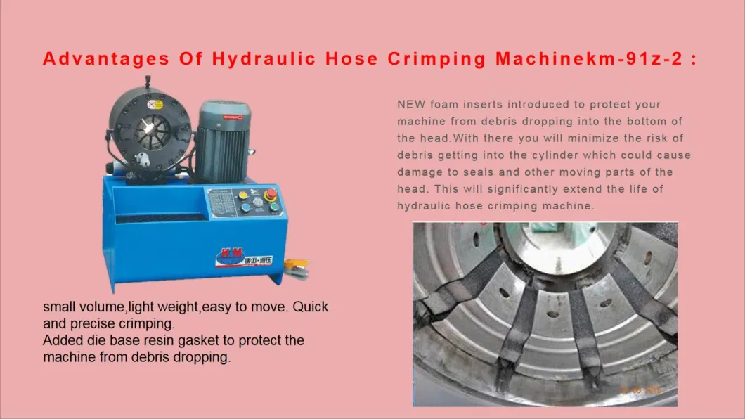 Rubber Hose Pressing Machine/Hydraulic Crimping Tool Km-91z-2