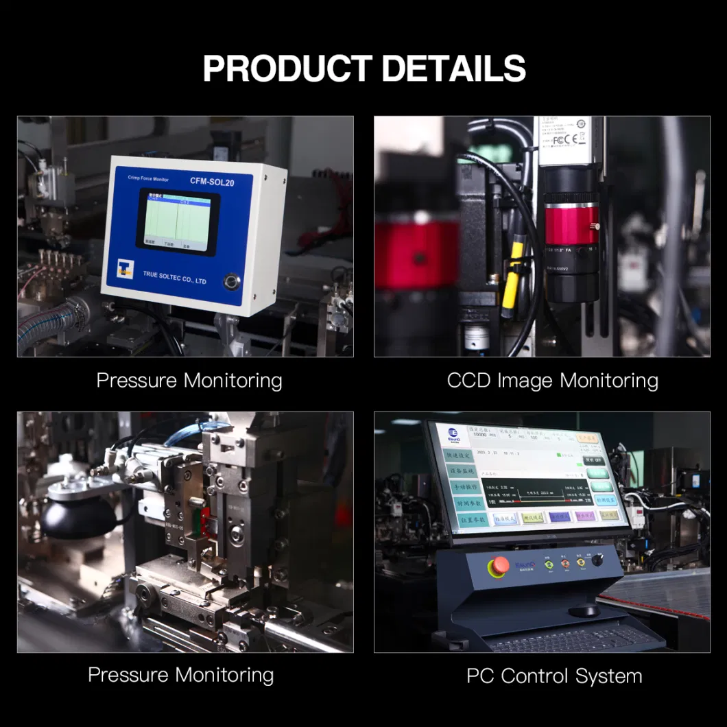 Full Featured Wire Stripping and Terminal Crimping Insertion Machine