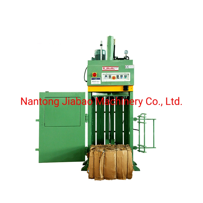 Small Portable Vertical Baler Waste Paper Hydraulic Press Factory Price Cardboard/Carton Compress for Packing Corrugated Box/Occ Paper/Plastic Film/Paperboard