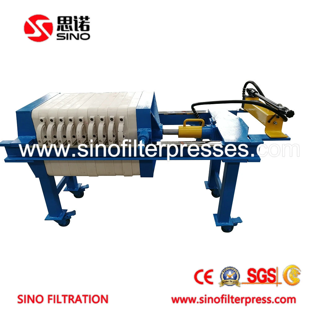 Hot Sell FRPP Mini Manual Hydraulic Filter Press Factory