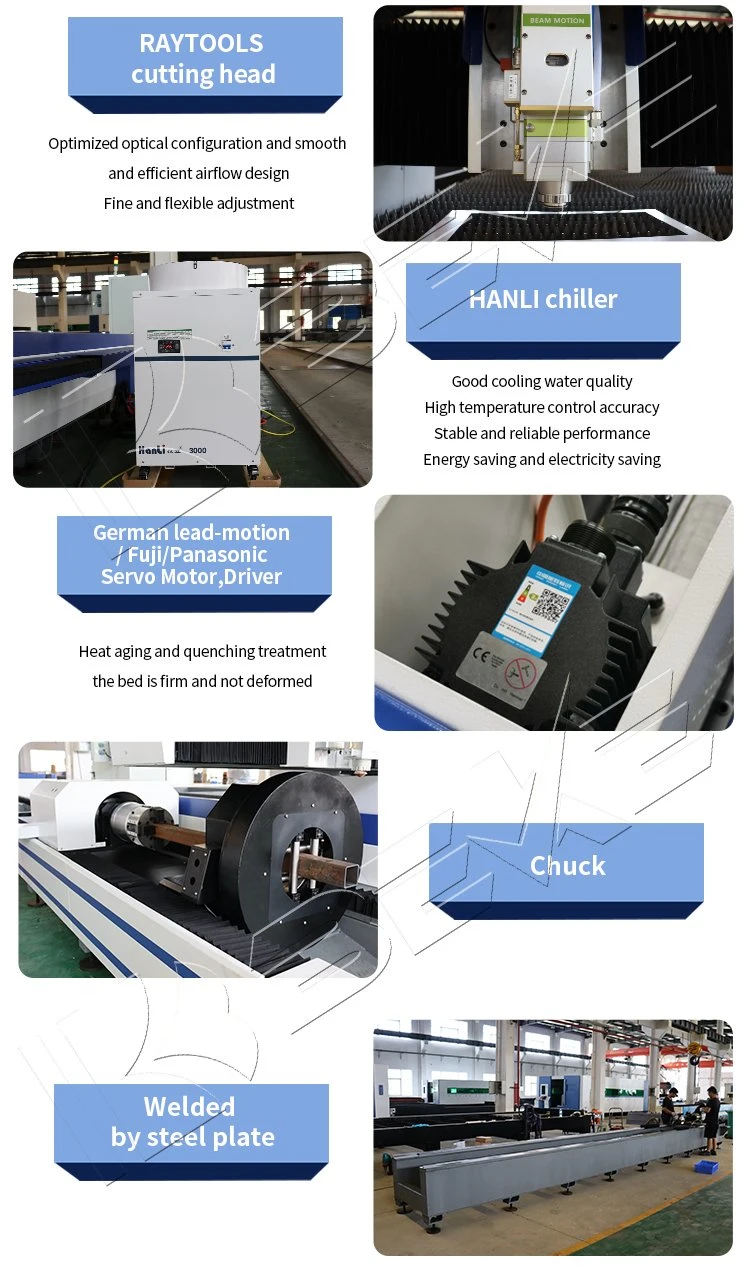 Good Quality Sheet and Pipe CNC Fiber Laser Cutting Machine