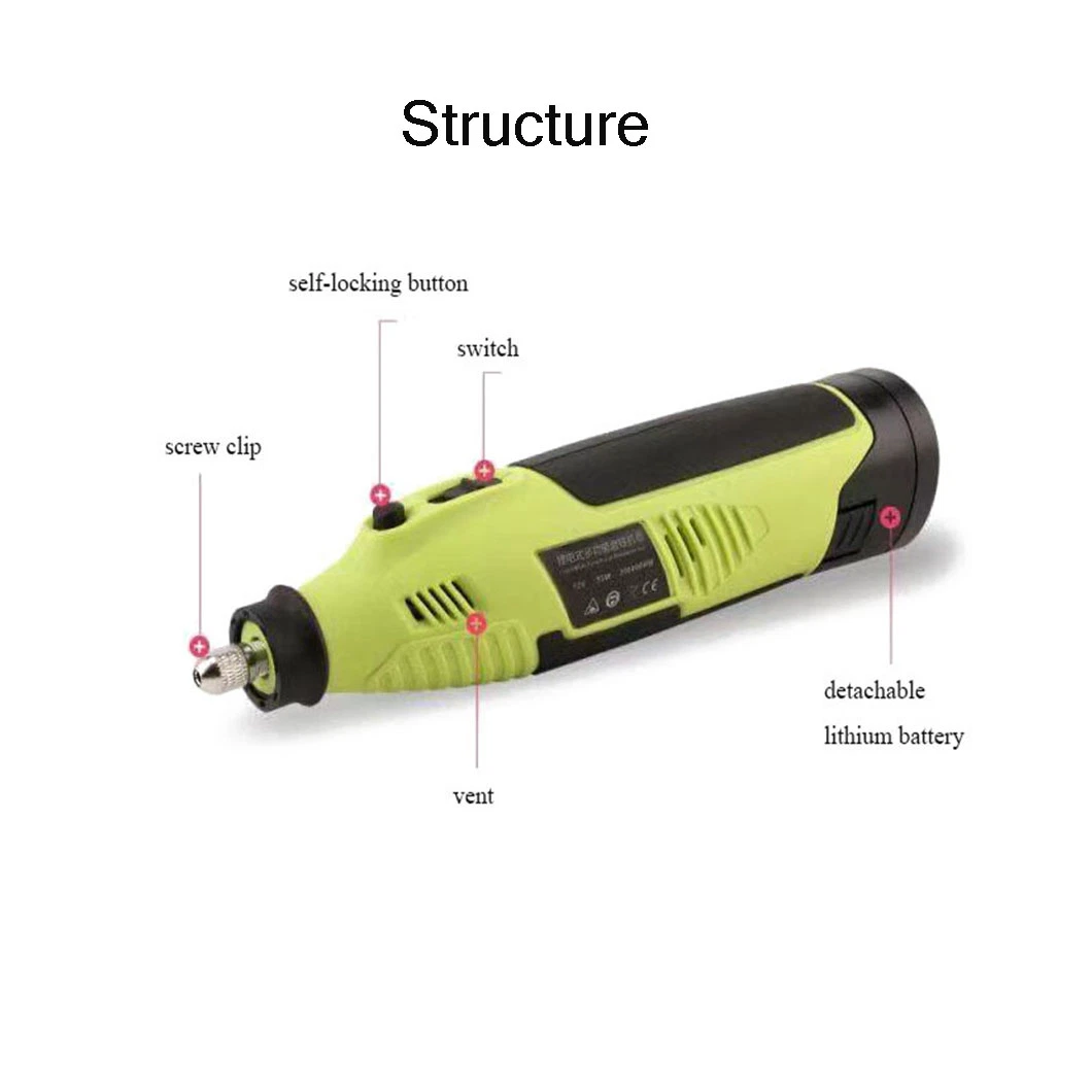 12V 1300mAh Lithium-Ion Battery Cordless Screwdriver Electric Tool Power Tool