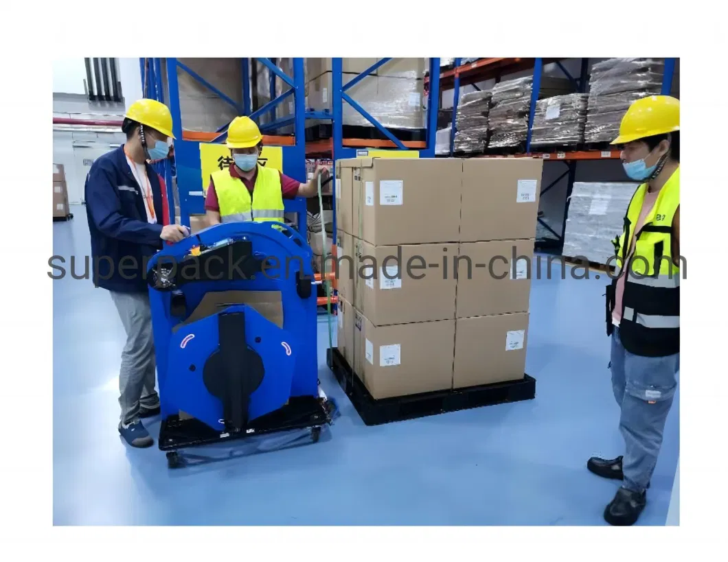 Battery Powered Pallet Strapping Machine for 12-19 mm Straps