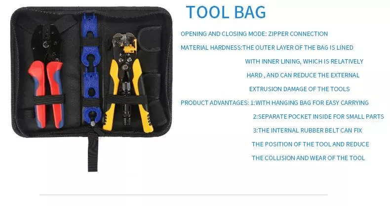 OEM Beveled Standard Solar PV Electric Crimping Tool for Non-Insulated Open Plug-Type Connector