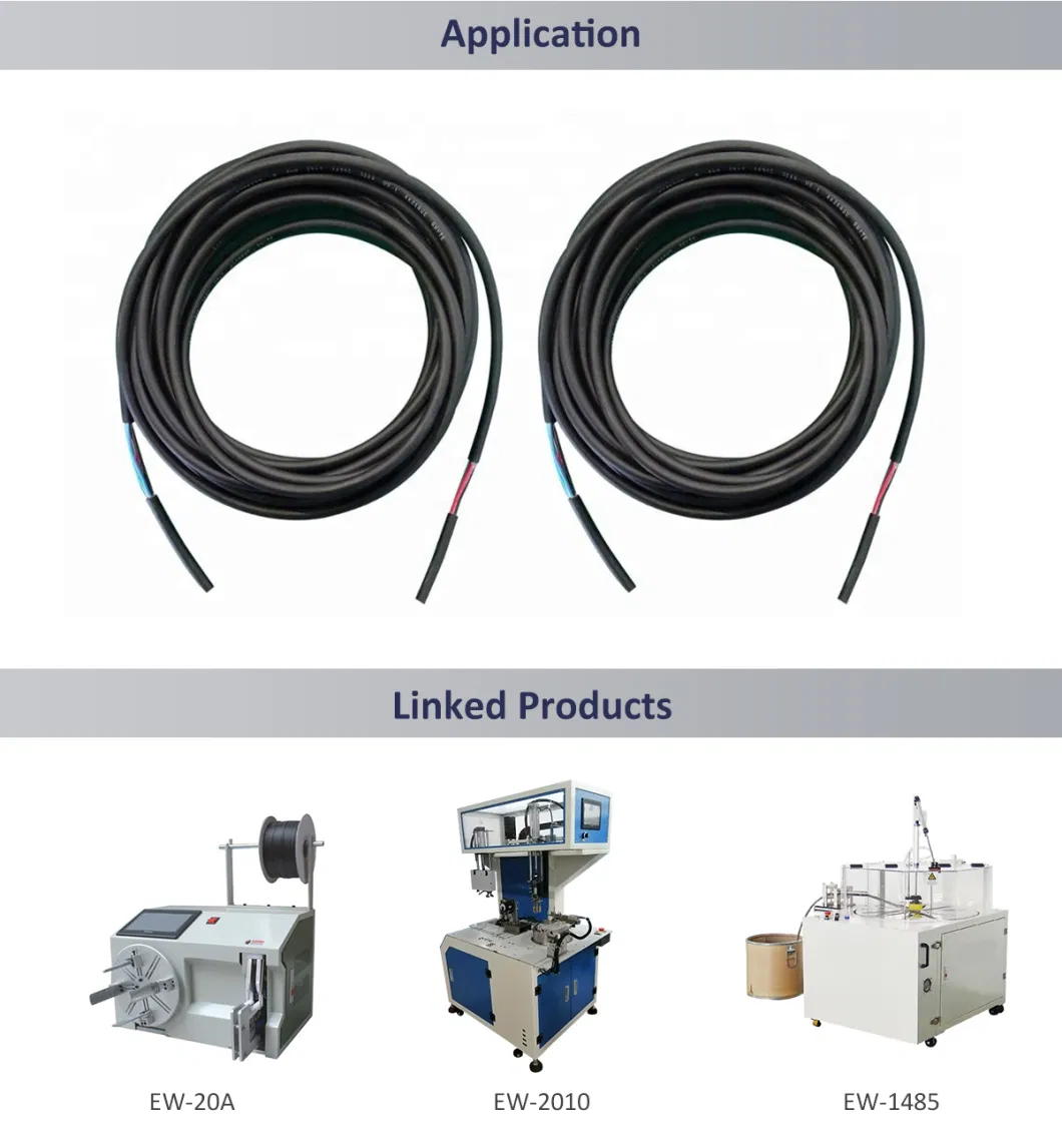 Eastontech Automatic Wire Cutting Stripping Coil Winding Machine Thread Cutting Machine Control with Cooler Collecting