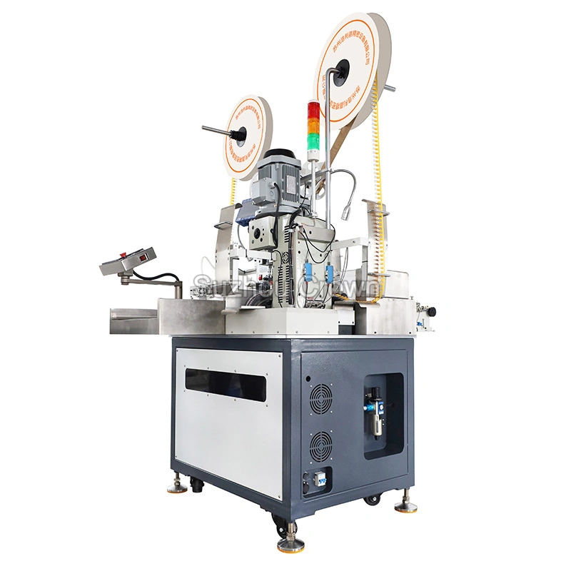 Wire Cut Strip Crimp Machine Wire Two Ends Crimping Machine Fully Automatic Wire Cut Insulation Strip 2 Different Special Terminals Crimping Machine