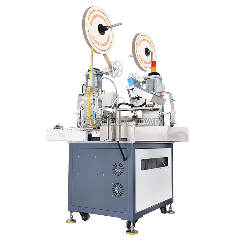 Wire Cut Strip Crimp Machine Wire Two Ends Crimping Machine Fully Automatic Wire Cut Insulation Strip 2 Different Special Terminals Crimping Machine