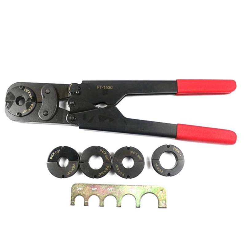 Igeelee Pex Pressing Tool FT-1530 for Crimping Pexp, Pex Pipe up to 30mm, with Dies of M15, M18, M24, M30