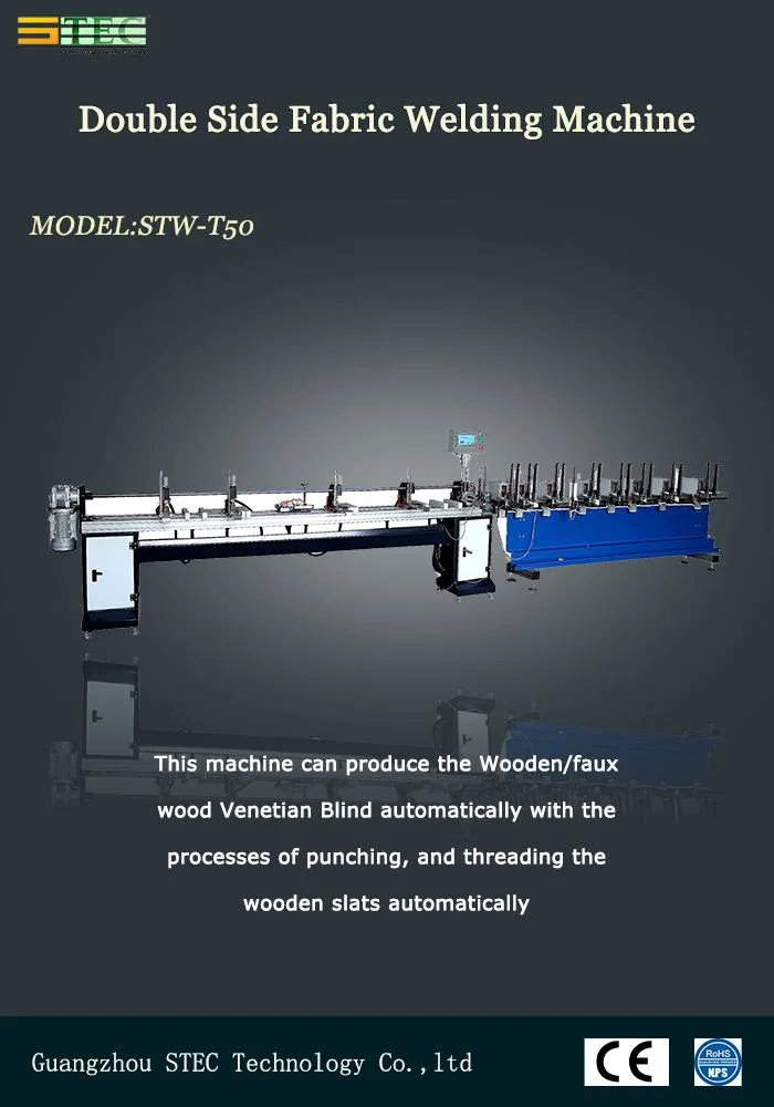 Factroy Price Automatic Punching Threading Machine for Wooden Venetian Blinds Slats